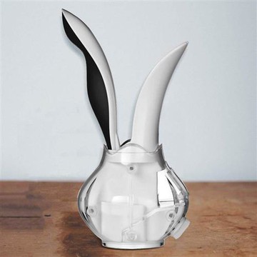 《Premier》動動耳朵陶刀研磨罐(白)