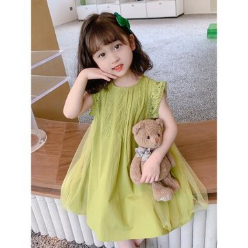 女童夏裝連衣裙寶寶紗裙夏季公主裙兒童洋氣嬰兒衣服女孩純棉裙子