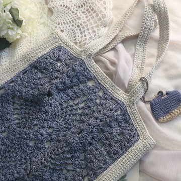 【限量現貨】Handmade手工編織亞麻棉繩編織袋/肩背包/通勤包