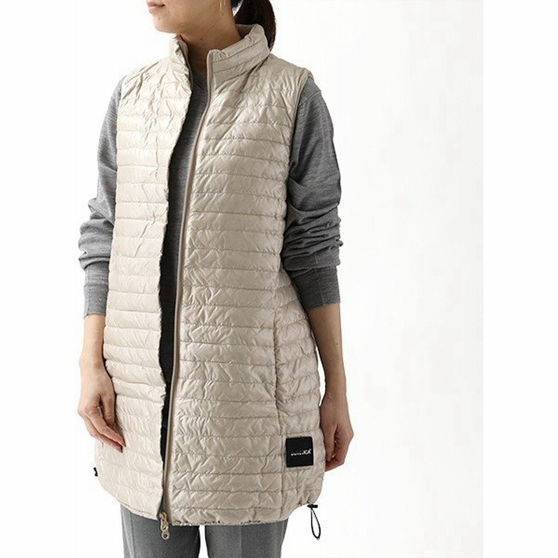Duvetica デュベティカ Bride ブリデ 191 D 6040s00 1091 ライトダウン ロングベスト ジレ 収納ポーチ付き 032 Ariete レディース 通販 Lineポイント最大0 5 Get Lineショッピング