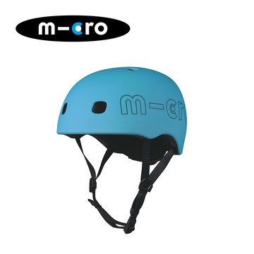 Micro - 瑞士 Helmet LED安全頭盔-消光海洋藍 (M)