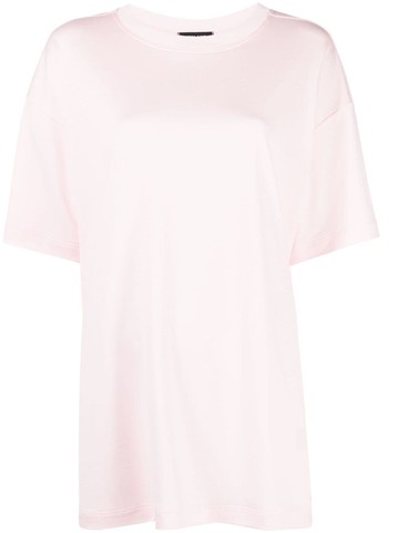 STYLAND - crew-neck lyocell T-shirt - women - Lyocell - XS - Pink