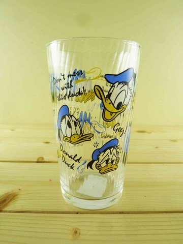 【震撼精品百貨】Donald 唐老鴨 透明玻璃杯-唐老鴨 震撼日式精品百貨
