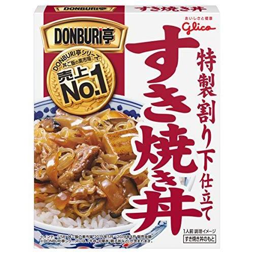 江崎グリコ DONBURI亭すき焼き丼 170g×10個