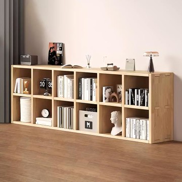 HappyLife 全實木12格書櫃 Y11761