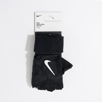 Nike U Alpha Elite TG 黑色 高密度 可調節 運動 訓練 健身 手套 N1010672091LG