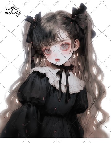 原創貼紙 no.410 人物貼紙 原創貼紙 人物貼紙 女孩貼紙 原創人物貼紙