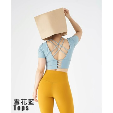 Tapioca B. 簍空短版上衣 運動內衣 瑜珈 瑜伽服 bra top