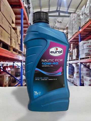 『油工廠』EUROL NAUTIC FCW 10W40 四行程 船用 機油 礦物油 汽油 柴油 MA SL 1L