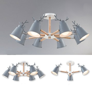 原木系列造型半吸頂燈 H04-48-1111、1112、1113