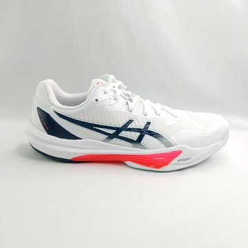 ASICS 1051A080104 SKY ELITE FF 3 男女 排羽球鞋 白x鯖鯊藍【iSport愛運動】