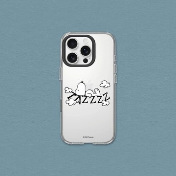 Clear透明防摔手機殼∣Snoopy史努比/雲朵上睡覺 for iPhone