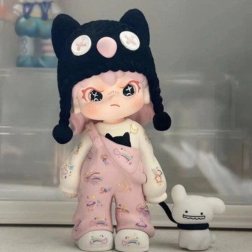 臺灣/✨趣味擺件 擺件3D立體拽姐Dora生人勿近石膏娃娃塗色創意dly彩繪塗鴉白胚擺地攤