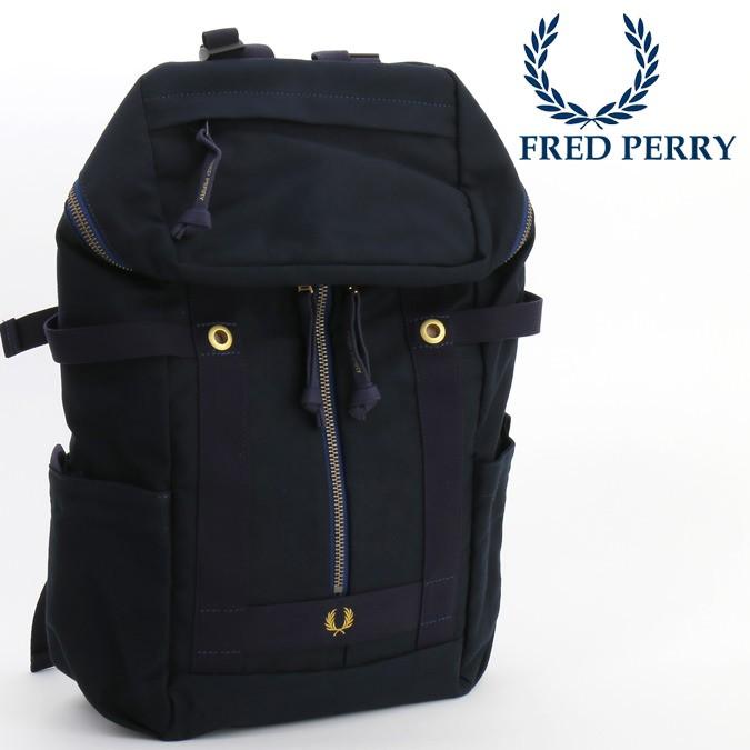 フレッドペリー FRED PERRY リュック バックパック 黒 ブラック