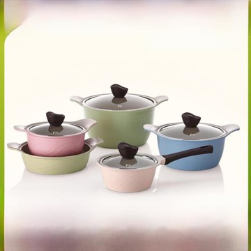 韓國進口PN歐拉陶瓷不粘湯鍋燉鍋家用不粘煮面鍋燉湯鍋不挑灶具