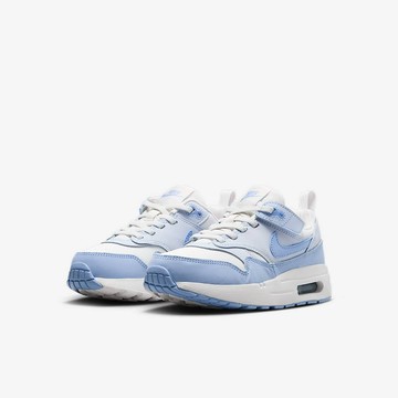 【NIKE】AIR MAX 1 EASYON PS 中大童 休閒鞋 白藍-DZ3308116