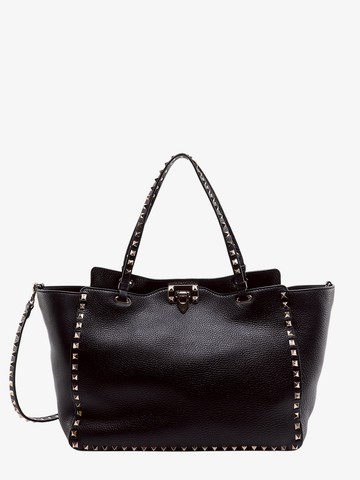 Leather shoulder bag with iconic studs - VALENTINO GARAVANI - gender_Woman