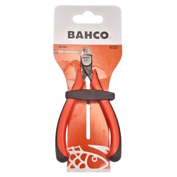 BAHCO 魚牌 精密薄型電子斜口鉗 ERGO握把 齊平切口 120mm 型號4131 西班牙產  1個