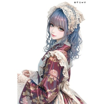 【9 月新品】07-141-0109 人物貼紙 幻想復古浪漫喫茶