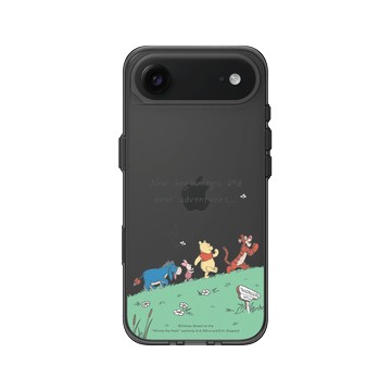 iPhone Air Clear (相機按鈕) 酷墨灰 - 迪士尼-小熊維尼 Disney Winnie The Pooh - 與朋友一起冒險