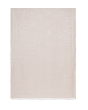 Ferragamo Fibbie Gancini Silk & Cashmere Stole