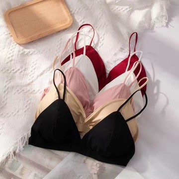 法式大胸顯小超薄款三角杯內衣