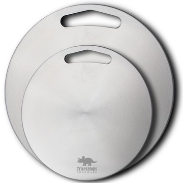 免運附發票   304不銹鋼菜板圓形菜板防霉家用新款食品級雙面特厚加厚 快速出貨