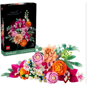 LEGO 樂高 10342  優雅粉紅花束 Pretty Pink Flower