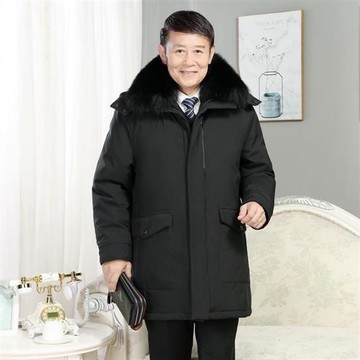 【米蘭精品】羽絨外套鴨絨夾克-保暖氣派防風舒適男外套11色74ib40