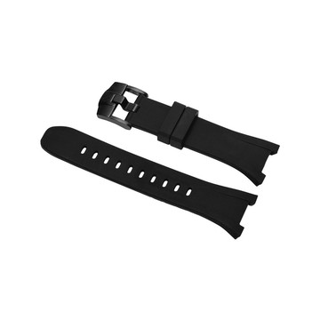 【Golden Concept】Apple Watch 44mm 45mm RB-BK 黑色錶扣 黑色橡膠錶帶