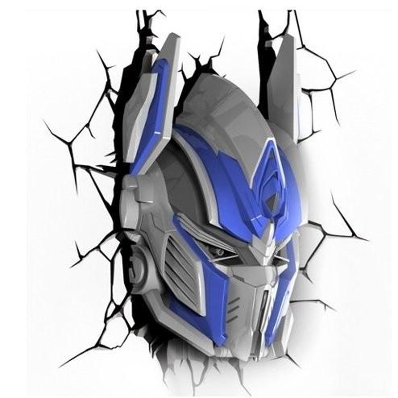 Transformers 3D Wall Art Nightlight Optimus Prime バッテリー常夜灯トランスフォーマー3Dオプティマスプ  | LINEブランドカタログ