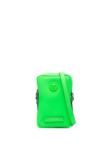 Versace - Medusa-plaque crossbody bag - men - Polyurethane - One Size - Green