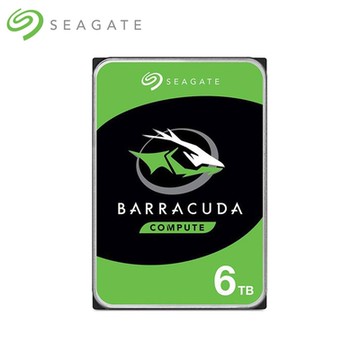 希捷Seagate新梭魚BarraCuda 6TB 3.5吋 5400轉桌上型硬碟（ST6000DM003）