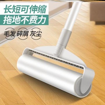 悅滾筒伸縮粘毛器滾刷卷紙去毛刷粘塵紙可撕式替換紙黏沾毛滾輪神