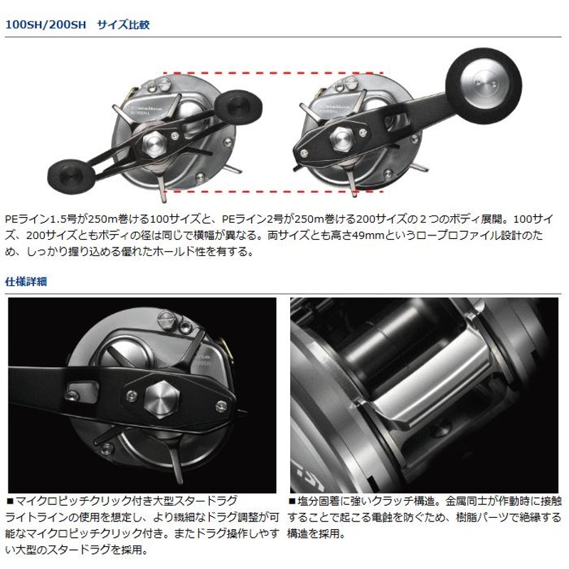 ダイワ　15キャタリナＢＪ　200SH 左ハンドル DAIWA（釣り） ダイワ 15 キャタリナ BJ ベイジギング 200SH-L