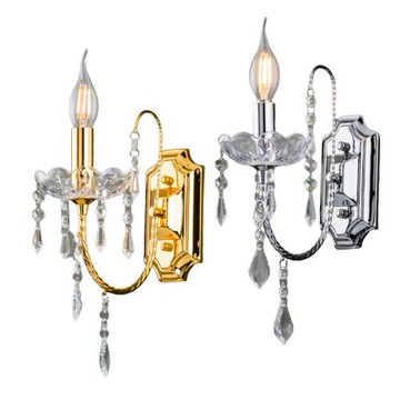 【Honey Comb】進口水晶壁燈(BL51892-金．BL51893-銀)