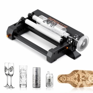 DEWALLIE Laser Rotary Roller Laser Engraver Y-axis Rotary Roller 360 Rotation for Engraving Cylindrical Objects Cans with