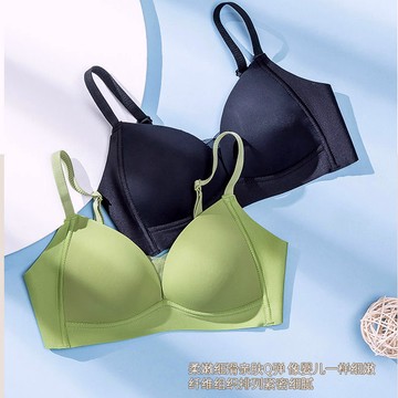 無痕內衣女夏季小胸聚攏無鋼圈防下垂薄款透氣運動抹胸少女文胸罩