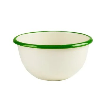 《ibili》琺瑯餐碗(米綠12cm) | 飯碗 湯碗