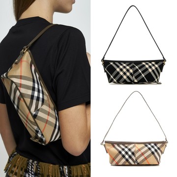 BURBERRY新款格紋迷你手提包(任選)