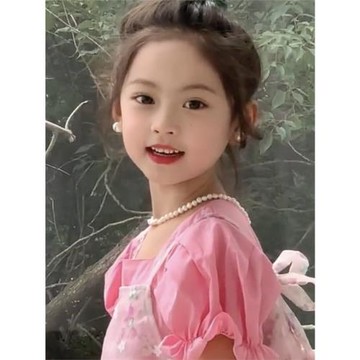 兒童配飾韓國寶寶項鏈珍珠防痛耳夾無耳洞女童可愛耳環小女孩耳飾