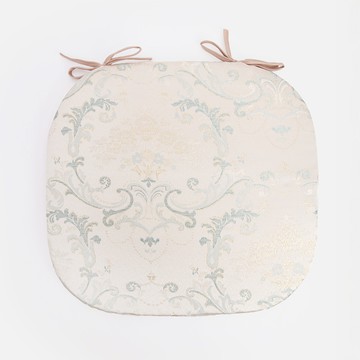 錦繡緹花餐椅墊 38x41cm 藍綠