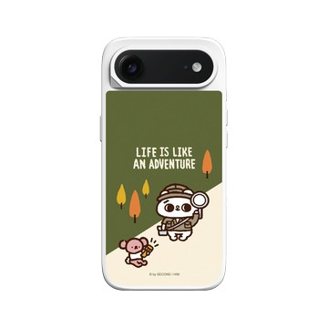 iPhone Air SolidX 白 - 爽爽貓 Song Song Meow by SECOND - 冒險爽爽貓