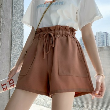 韓版寬鬆高腰顯瘦花苞短褲【P200】