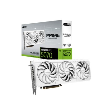ASUS PRIME-RTX5070-O12G-WHITE 顯示卡+華碩 TUF GT501 白色 機殼