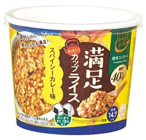 からだシフト 糖質コントロール 満足カップライス スパイシーカレー味 29.9G×6個