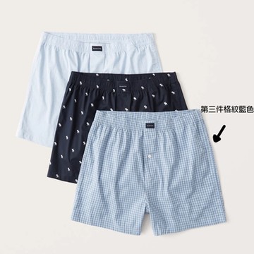 AF a&f Abercrombie & Fitch  男性內褲 單件 藍色 1689