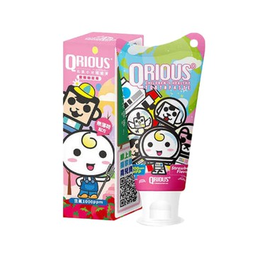 QRIOUS 奇瑞斯 雙效紫錐菊護齒膏-草莓 (60g/條)【杏一】