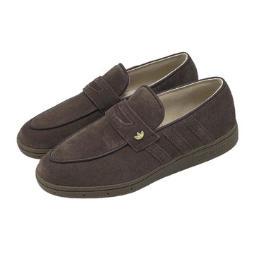 休閒鞋 Handball Spezial Loafer W 女鞋 棕 金 麂皮 樂福鞋 KJ2533