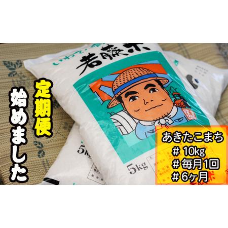 ふるさと納税 新米 雫石町産 あきたこまち 精米 約10kg ／ 6ヶ月 定期便  ／ 米 白米 出荷日精米 岩手県雫石町